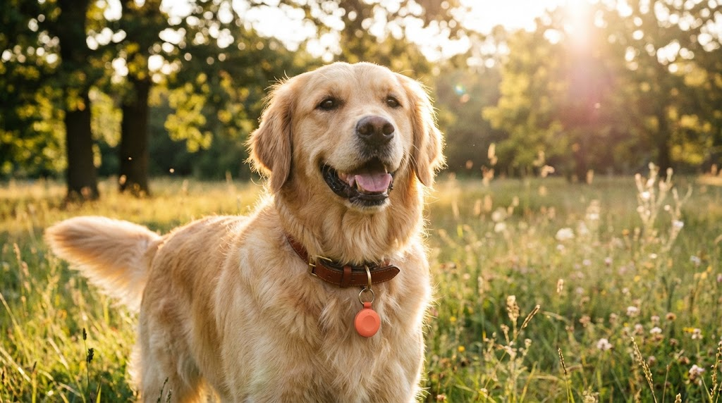 Tukio tracker on pet collar