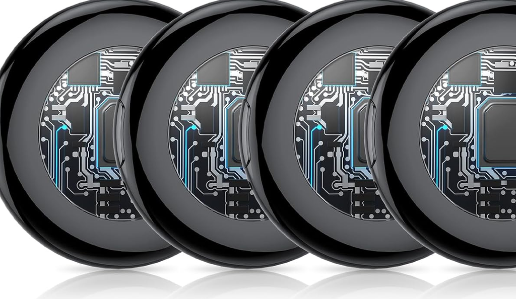 Tukio TX02 bluetooth tracker, four-pack, black